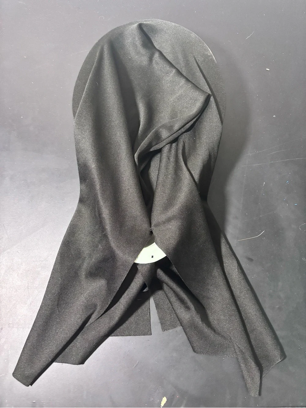 White & Black Scream-Style Kids Costume Mask